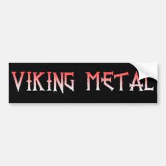 Viking Metal Bumper Sticker