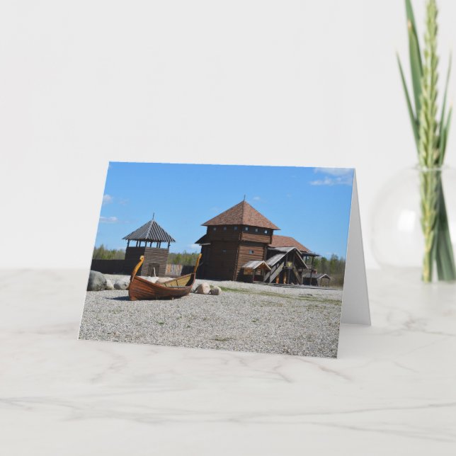 Viking museum holiday card (Front)