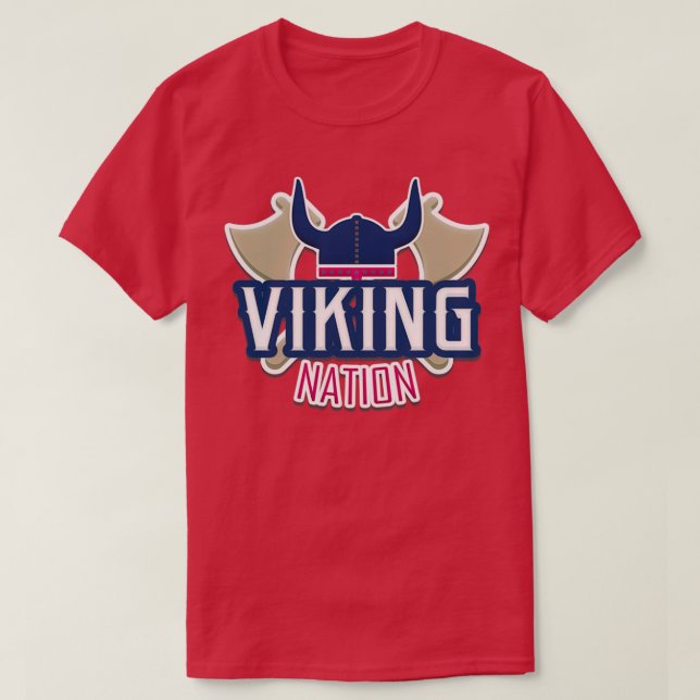 Viking Nation vikings T-Shirt (Design Front)