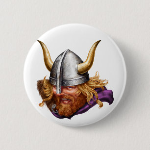 Viking, Norse, Norsemen 6 Cm Round Badge