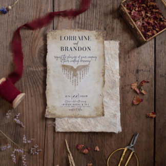 Viking Norse Saga Wedding Invitation 