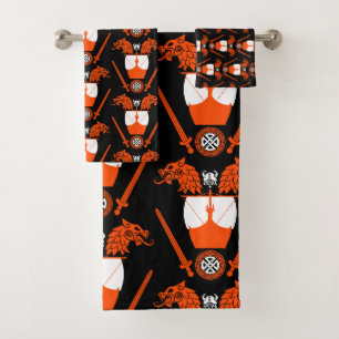 Viking Norsemen Bath Towel Set