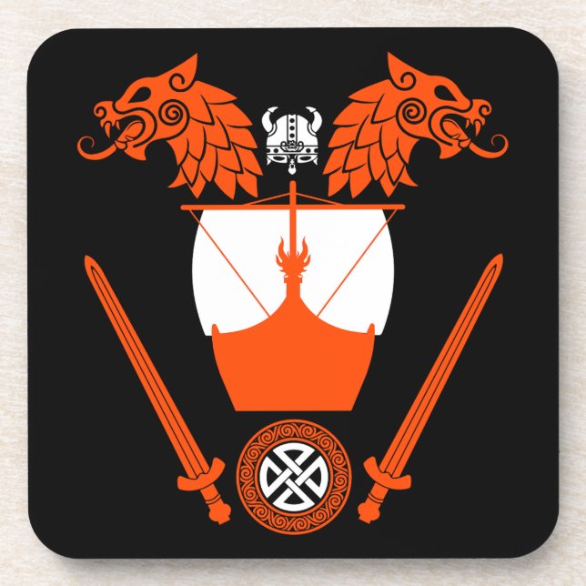 Viking Norsemen Coaster (Front)