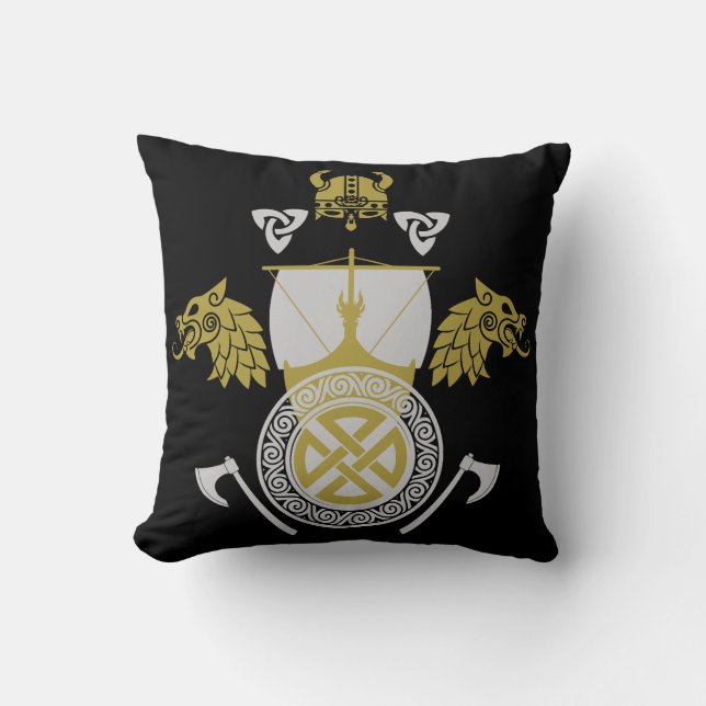 Viking Norsemen Cushion (Front)