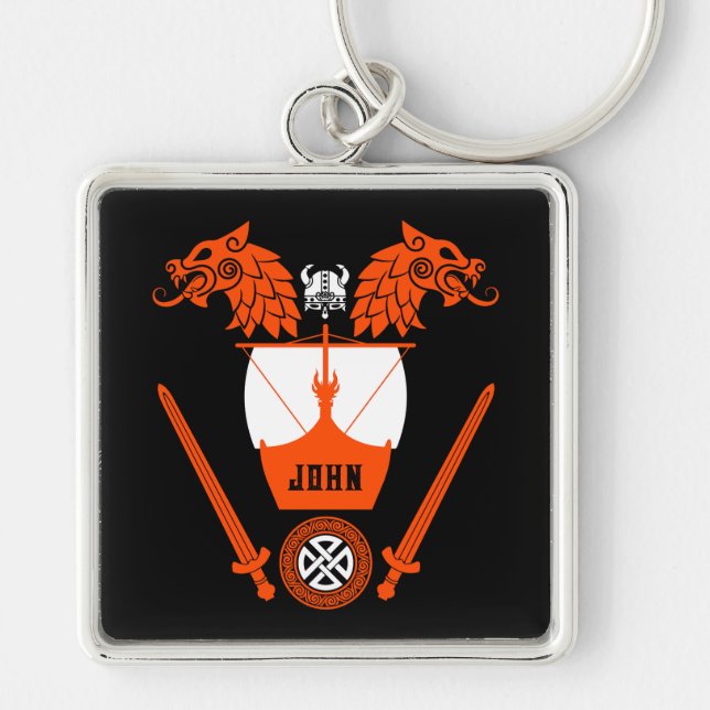Viking Norsemen Key Ring (Front)