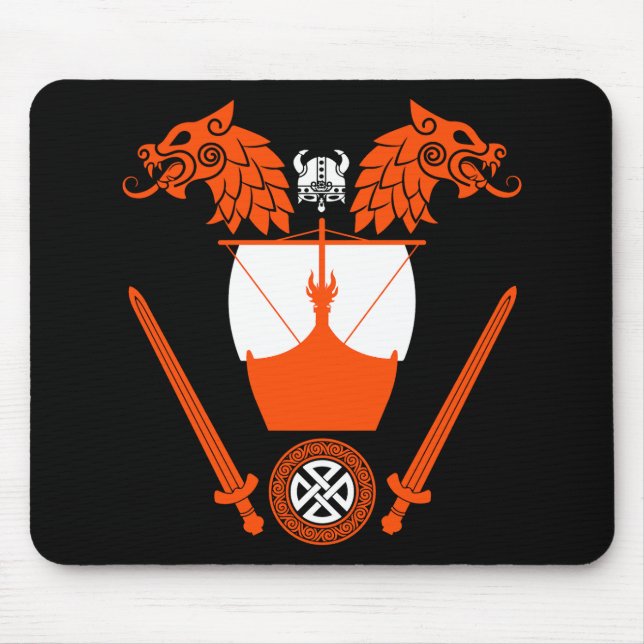 Viking Norsemen Mouse Mat (Front)