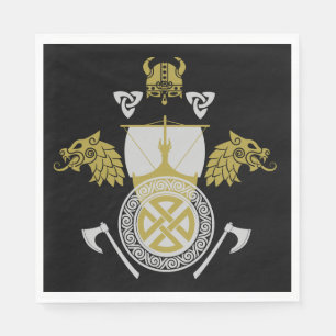 Viking Norsemen Napkin