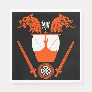 Viking Norsemen Napkin