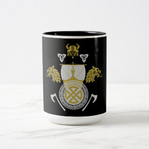 Viking Norsemen Two-Tone Coffee Mug