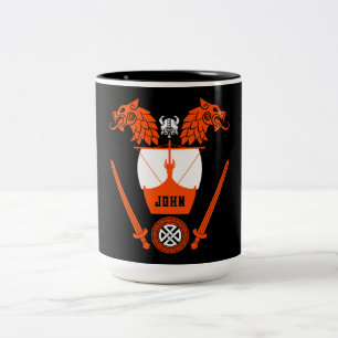 Viking Norsemen Two-Tone Coffee Mug
