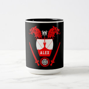 Viking Norsemen Two-Tone Coffee Mug
