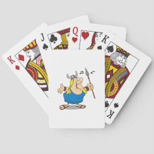 Viking Opera Singer Playing Cards