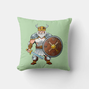 Viking or Gallic warrior Cushion