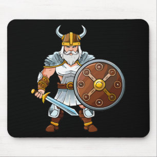 Viking or Gallic warrior Mouse Mat