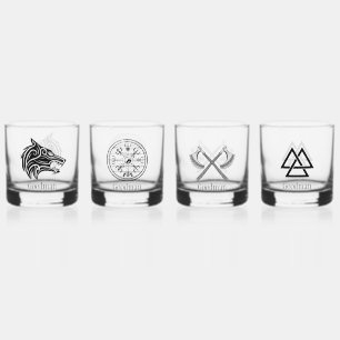 Viking Personalised Whiskey Glass