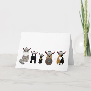 Viking Pets Greeting Card