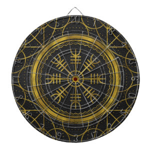 Viking protection runes helm of awe talisman dartboard