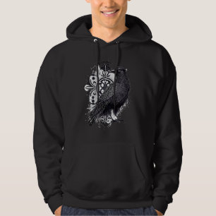 Viking Raven Norse Warrior Crow Vikings Style Hoodie