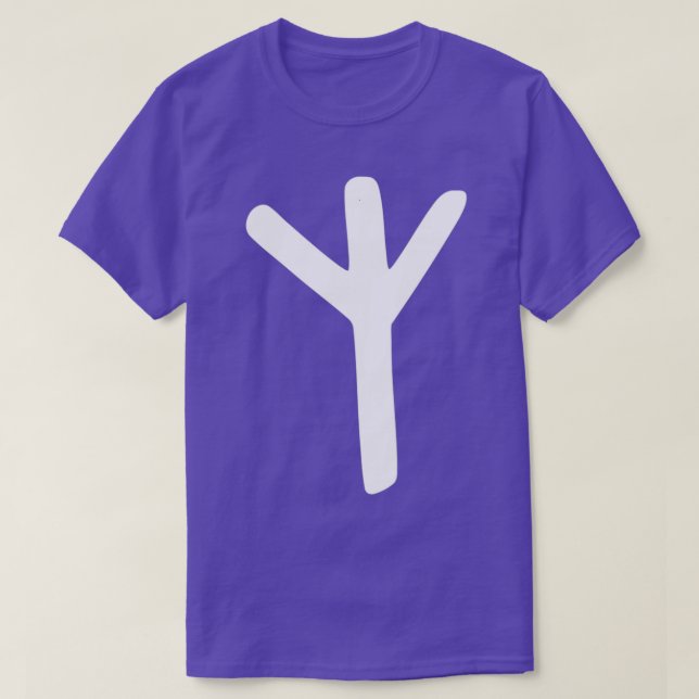 Viking Rune Algiz T-Shirt (Design Front)