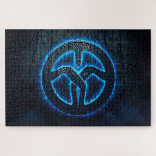 Viking Rune Circle Jigsaw Puzzle