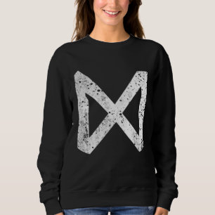Viking Rune Dagaz Runic Futhark Norse Mythology Ce Sweatshirt