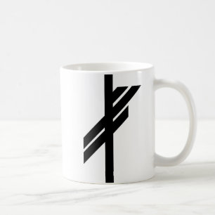 Viking Rune - Luck - black Coffee Mug