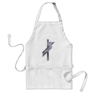 Viking Rune-luck-silver Standard Apron