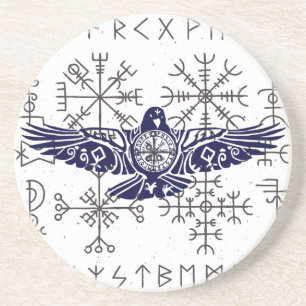 Viking Rune Raven Coaster