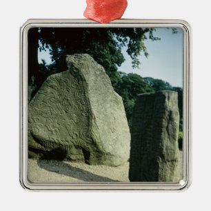 Viking rune stones metal tree decoration