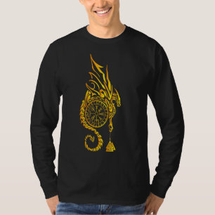 Viking Rune Symbol Compass Vegvisir Icelandic Nor T-Shirt
