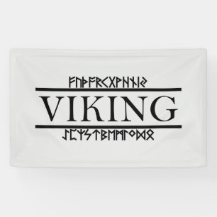 Viking Runes Banner