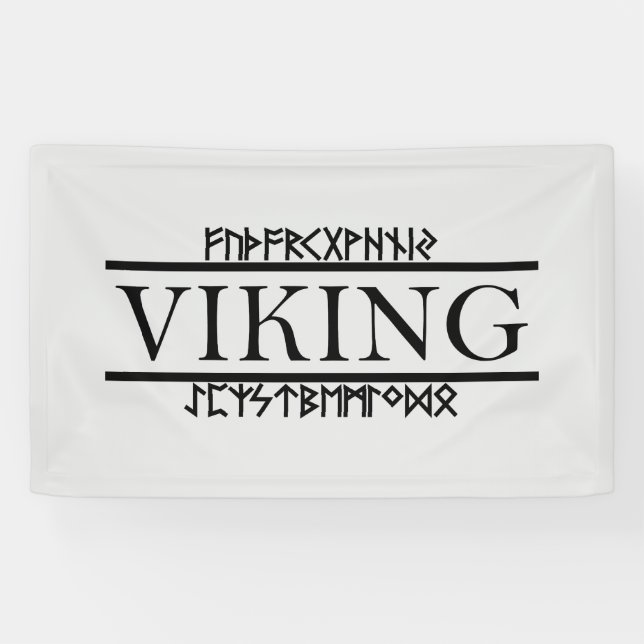 Viking Runes Banner (Horizontal)