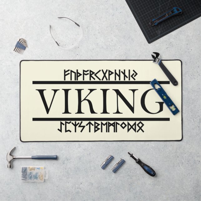 Viking Runes Desk Mat (Workstation)
