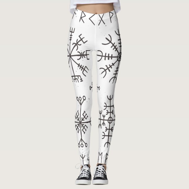 Viking Runes Leggings (Front)