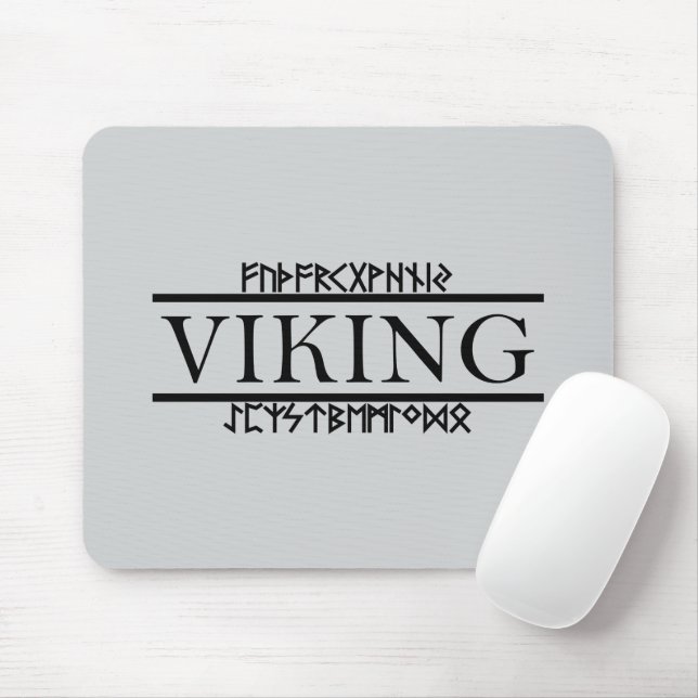 Viking Runes Mouse Pad (With Mouse)