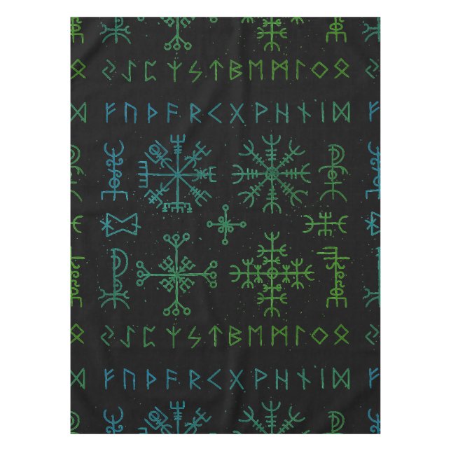 Viking Runes Tablecloth (Front)