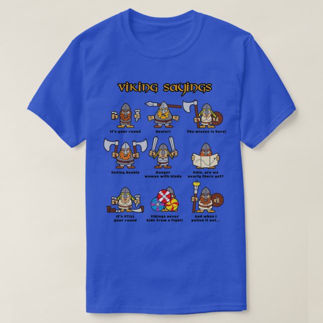 VIking Sayings T-Shirt (Design Front)
