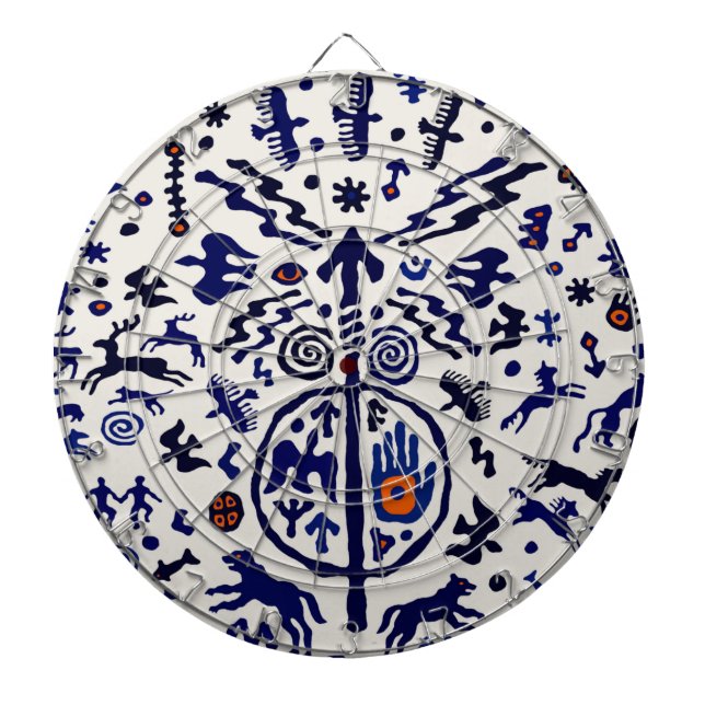 Viking Shaman Ritual Talisman Dartboard (Front)