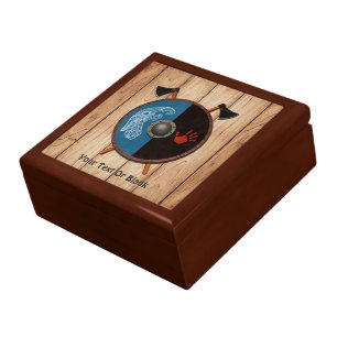 Viking Shield and Axes Gift Box