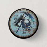 Viking Shield Button - Hel