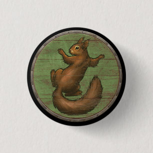Viking Shield Button - Ratatoskr