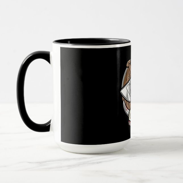 Viking Shield - Cartoon Logo Mug (Left)