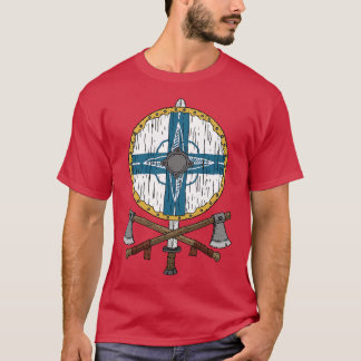 Viking shield Finland NATO emblem T-Shirt