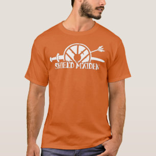 Viking Shield Maiden Scandinavian folklore Female  T-Shirt