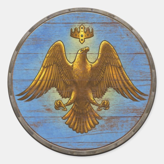 Viking Shield Sticker - Eagle (Front)
