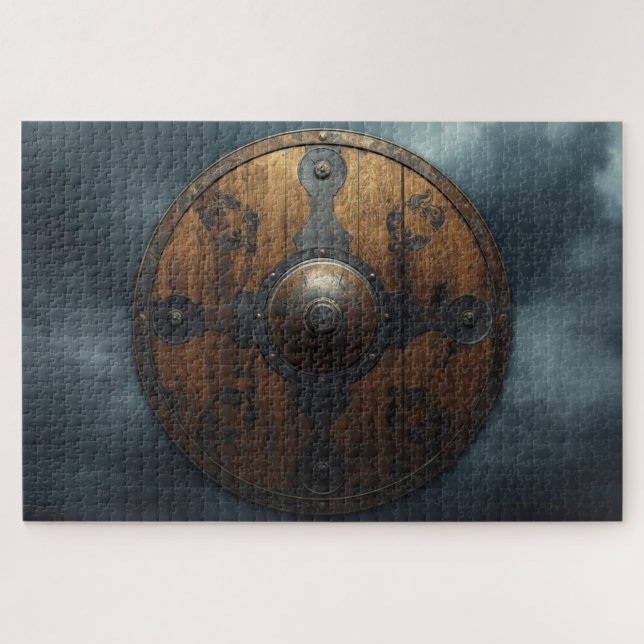 Viking Shield Wall Jigsaw Puzzle (Horizontal)