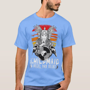 Viking Shieldmaiden Vintage Raven T-Shirt