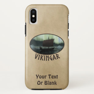 Viking Ship And Northern Lights Case-Mate iPhone Case