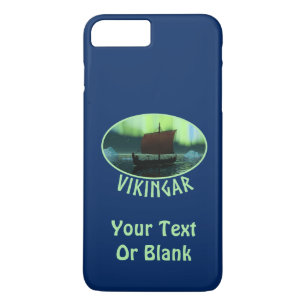 Viking Ship And Northern Lights iPhone 8 Plus/7 Plus Case