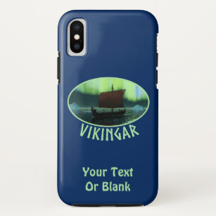 Viking Ship And Northern Lights Case-Mate iPhone Case